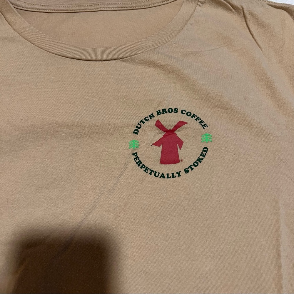 dutch bros tan tshirt